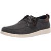 Nunn Bush Brewski Moc Toe Slip-on Canvas Knit Moc con, Nero, 41.5 EU