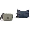 Kipling ABANU, Borse a Tracolla, Donna, Green Moss, Taglia unica IZELLAH, Borse a Tracolla, Donna, Blue Blue 2, Taglia unica