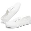 TUOPIN Scarpe da Tennis da Donna, in Tela, con Lacci, Leggere, in Tela, Colore Bianco, Bianco, 8 US