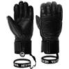 Hestra Guanti Fall Line 5-Finger Uomo - in pelle con fodera Inverno autunno/inverno - 9 HS nero
