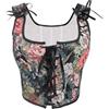 Jecarden Corsetto da donna, corsetto rinascimentale (solo corsetto), Rosa, L