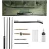 MOCNT Kit di Pulizia per Pistola Fucile Pulizia Le Spazzole per Mocio Caccia Softair Fucile la Pistola Attrezzi Tubo Mocio per Pulire Spazzola .22cal .223 556 .257