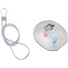 ARENA Strap Nose Clip PRO, Tappanaso con Cinturino Unisex Adulto, Trasparente (Clear/Clear), Taglia Unica & Ergo Earplug, Tappi Unisex Adulto, Multicolore (Clear), Taglia Unica