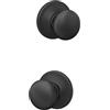 SCHLAGE F10 PLY 622 COH Plymouth Pomello per porta con finiture Cohen, serratura passaggio ingresso e armadio, nero opaco