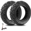 VOLOHAS 10x2,75-6,5 10x2,70-6,5 Pneumatico Pieno per Hitway H5/HB24/Hiboy Max3/Speedway 5/KuKirin G3/G2 Master Monopattino Elettrico, 10 Pollici Pneumatico di Ricambio ad Alta Elasticità (2 Pezzi)