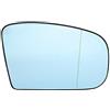 Baceyong Specchietto per auto in vetro riscaldato sinistra/destra compatibile con M-ercedes Classe S W220 1998-2002 Classe CL W215 2000-2003 Specchietto laterale in vetro bianco/blu