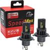 SpeedMax Lampadine Led con ventola per auto e moto H4 H19 6500K Plug & Play per Fari a Parabola +200% OFF ROAD