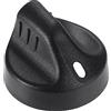 A ABSOPRO Aria Condizionatore Interruttore Manopola per Ford F-150 1997-2004 / Nero