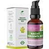 Nakobe Olio di enotera biologico, 50 ml, spremuto a freddo, 100% puro, Oenothera biennis, cura naturale della pelle e regolazione della secchezza, vegano e naturale