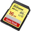 SanDisk Extreme Scheda di Memoria, SDHC da 16 GB, fino a 90 MB/sec, Classe 10, U3, V30