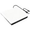 Leikurvo Unità DVD esterna CD USB 3.0 & Type-C, masterizzatore CD esterno DVD +/-RW ROM drive per computer portatile PC desktop CD-DVD Burner Reader unità esterne per Windows XP/Vista/7/8/10/11 Linux Mac OS