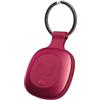 Fresh 'n Rebel Smart Finder - Funziona con Apple Dov'è (IOS), Cercatore di Chiavi, Smart Tag, IP67 impermeabile, supporta la modalità Lost, batteria sostituibile (Berry Red, Confezione da 1)