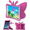Tading Figli al caso leggero carino cartoon farfalla design shockproof - puf compressa di trasmissione con manico kickstand per pad Mini 1 2 3 7.9 Pollice - Rose rosse