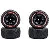 Drfeify Pneumatici RC, Ruote Offroad RC, Ruote RC, 12mm esagono, per RC Crawler, 1/14 e 1/16, Regift