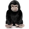 WEIGEDU Animali di peluche a forma di gorilla nero scimmie gorilla, giocattoli di peluche per bambini, bambine, compleanno, 30.5cm