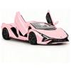 TGRCM-CZ 1/36 Scala Lamborghini Sián FKP37 Casting Auto Modello, Lega di zinco Tirare indietro Veicoli Giocattolo Auto per Bambini Bambini Ragazzi Ragazzi Ragazze Regalo (Rosa)