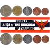 Hobby of Kings Thailand 5 Monete Miste | Da 5 Satang a 2 Baht | Moneta Thailandese Dal 1947