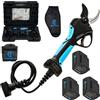 Campagnola Stark XL - Forbice elettrica da potatura con kit cavo e fondina per batteria - 3x 21,6V 2,5 Ah
