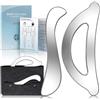 Rena Chris Muscolo Raschietto Strumento Set - Inossidabile Acciaio Gua Sha per Fisica Terapia & Profondo Tessuto Massaggio, Corpo Gua Sha Strumenti con Viaggio Borsa (2-Pezzi Kit)