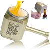 ZONSUSE Tazza Personalizzata Acciaio Inox,Tazze Colazione ThorTazze Martello Thor,Boccale di Birra Creativo,Tazze Caffe Particolari,Regalo di Compleanno per Uomini e Donne, Famiglia e Amici (Oro)