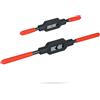 XIHIRCD 2pz Giramaschi Regolabile, Giramaschi a Cricchetto Giramaschi Regolabile a Cricchetto Supporto per Maschio Manuale per Alesatore Strumento Maniglia Maschiante (1/4-3/4, 1/16- 1/4)