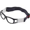 Kuuleyn Occhiali sportivi, occhiali per bambini, occhiali sportivi per bambini Occhiali da calcio regolabili per adolescenti, ciclismo, basket, accessori per basket, calcio, hockey(Nero)