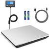Anesty Bilancia postale da 199,6 kg, resistente bilancia digitale per pacchi con display LCD, tenuta e tara, bilancia per spedizioni di pacchi, bagagli, ufficio postale, animali domestici, batterie e