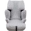 JYOKO KIDS Rivestimento per seggiolino auto in cotone compatibile con Concord Transformer (White Star)