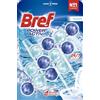 Bref WC Power Activ Ocean Detergente Profumatore in Pastiglie Igienizzante Bagno, Pulito, Fresco, 1 Confezione da 3 Pezzi