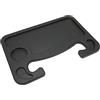 Fdit Vassoio Volante, 42 X 28 Cm Scrivania Volante per Auto Tavolo Vassoi Cibo con Porta Tazza da Tè, Volante Multiuso Scrivania per Mangiare, Computer, Bere