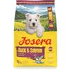 JOSERA Mini Junior Anatra e salmone (1 x 3 kg), cibo secco di alta qualità per cani in crescita fino a 10 kg dalla 6a settimana, cibo per cuccioli per uno sviluppo ottimale, piccole crocchette, senza