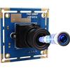 ELP 2 Megapixel fotocamera USB Full HD 1080P webcam, modulo fotocamera Plug and Play USB con obiettivo da 3.6 mm, mini fotocamera ad alta velocità 480P 100fps per Raspberry pi/Windows USBFHD01M-L36