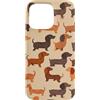 Funny Fun Dog pattern designs Sausage Do Motivo divertente con cane salsiccia, bassotto Custodia per iPhone 15 Pro Max