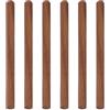 BENECREAT 3 PZ 30 cm X 18 mm Bastoncini di Tassello di Noce Bastoncini di Artigianato di Legno Rotondi Non Finiti per Artigianato O Arazzo Intrecciato Fai da Te
