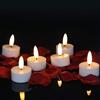 HoneTeek Candele a LED senza fiamma, con timer (6 ore e 18 ore di spento), per decorare la casa, feste, festival, vacanze, cellection, bianco caldo, confezione da 12