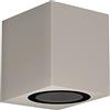 ledscom.de Lampada da parete ALSE per esterno, IP54, downlight, grigio opaco, angolare, 1x GU10 max. 35W