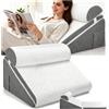 Nastopee 3 in 1 Cuscino a cuneo regolabile per letto e divano, cuscino da lettura in memory foam ad alta densità, cuscino ortopedico a cuneo per reflusso, apnea del sonno, per le gambe, per giocare, leggere o
