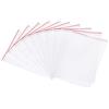 PH PandaHall - Lotto da 100 bustine in plastica, Chiusura a Zip Trasparente Spessore: 0,05 mm, 19x13cm