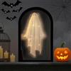 GAROMIA Specchio ologramma di Halloween fantasma Ghost Mirror Alloween Ghost Mirror ologramma specchio per decorazione di Halloween interni casa infestata oggetti di scena