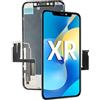 DTD Display LCD per iPhone XR Schermo, 3D Touch Sostituzione Vetro Digitalizzatore Parti 6,1 Pollici di Ricambio, Compatibile A1984, A2105, A2106, A2108 (Non viene fornito con strumenti di riparazione)