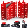 volport Biadesivo Extra Forte per Dashcam, 4 Pezzi Cuscinetti Adesivo Parabrezza Nastro di Montaggio, Impermeabile e Resistente alle Alte Temperature, Multifunzione Tapes per Dash Cam Auto