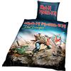 Iron Maiden blim1 Set Copripiumino singolo e federa, Cotone, Multicolore, 135 x 200 x 1 cm