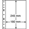 Leuchtturm 319037 Manicotti per Monete Optima 1C - Conservazione di Set di Monete e di Cartoline, Lettere e azioni di Grandi Dimensioni - Confezione da 10