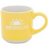 GRUSS & CO Muntermacher 74651 - Tazza da caffè con incisione Muntermacher | Mini tazza in gres porcellanato, 10 cl, con nastro regalo, regalo per amici, compleanno