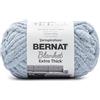 Bernat Blanket Extra Thick Fog Blue Yarn - 1 confezione da 598,74 g - 100% poliestere - #7 Jumbo - 70 m per lavoro a maglia, uncinetto, artigianato e amigurumi, filato di ciniglia grosso