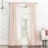 No. 918 Tayla - Tenda a pannello semi-trasparente con tasca per bastone, 127 x 160 cm, colore: Rosa fard