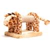 AqpetFriends Giraffa Tiragraffi Mini a Forma di Giraffa 56 cm - Gioco e Graffiatoio per Gatti con Sisal