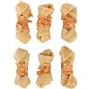 Flamingo Snacks Zero Rawhide Osso Annodato Con Pollo Per Cani Adulti Di Tutte Le Taglie 6cm 20gr / 6 pzs 120gr