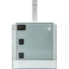 Aqpet Kubic 50 Rear Kit Vasca In Vetro Extrachiaro Con Filtro Posteriore e Luce LED Integrata 50x50x50cm Bianco