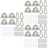 1 set di ganci a soffitto con gancio del soffitto di carabiner per interni